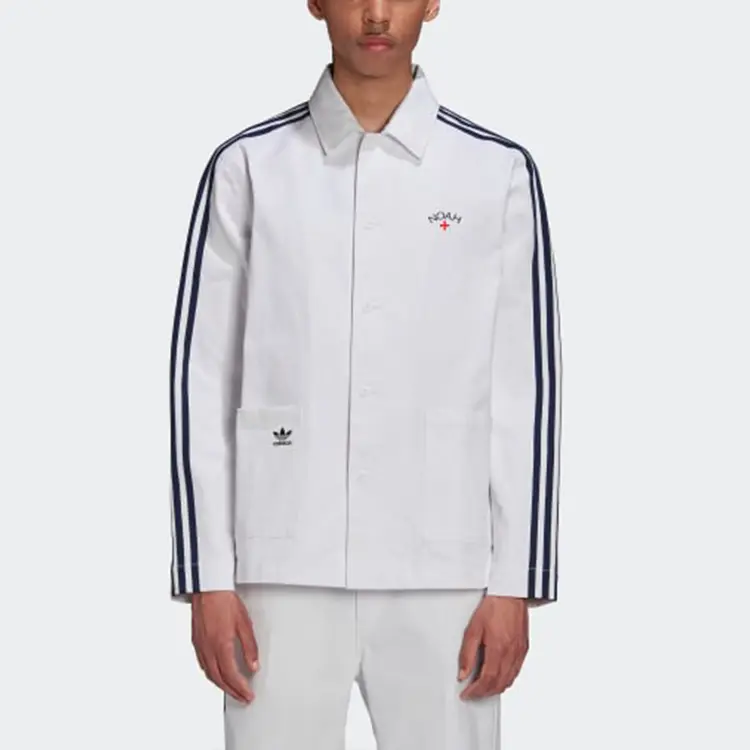 Noah X Куртка мужская белая Adidas Originals, белый — фото 3
