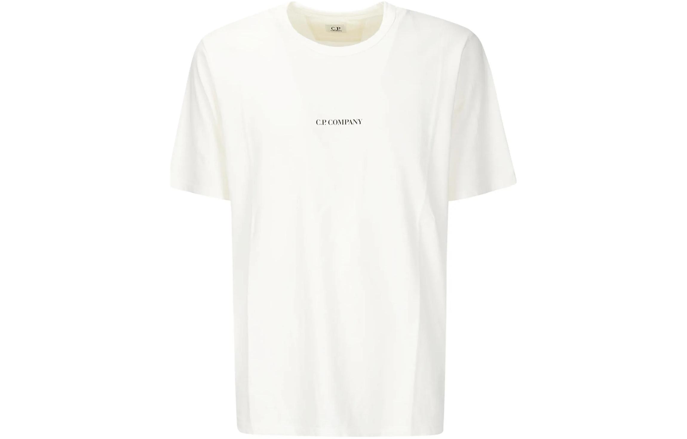 

Джинсовая футболка Garment Dyed C.P.Company, белая