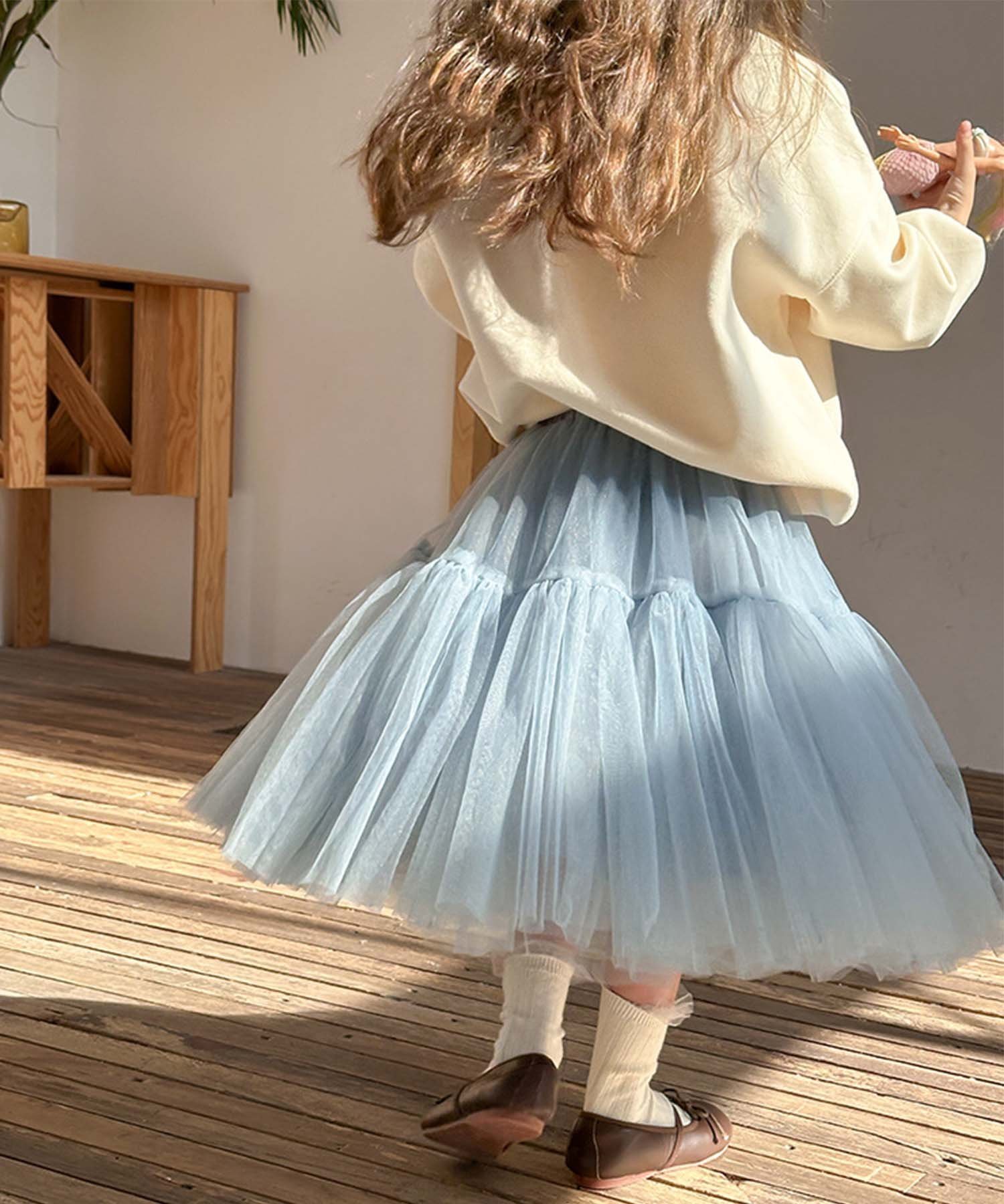 Юбка из тюля Aimoha Kids, blue — фото 4