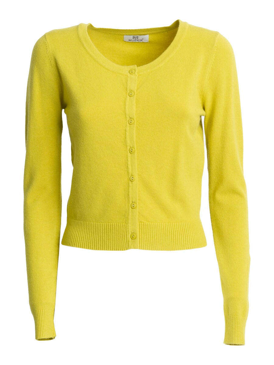

Вязаный кардиган Influencer Knit Cardigan, цвет lemon yellow