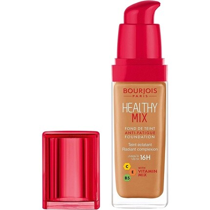 

Bourjois Healthy Mix Жидкая тональная основа против усталости со средним покрытием 58 Карамель 30 мл