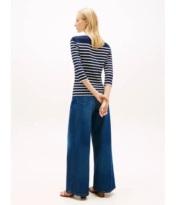 Новая блузка CODY slim fit Tommy Hilfiger, темно-синий — фото 3