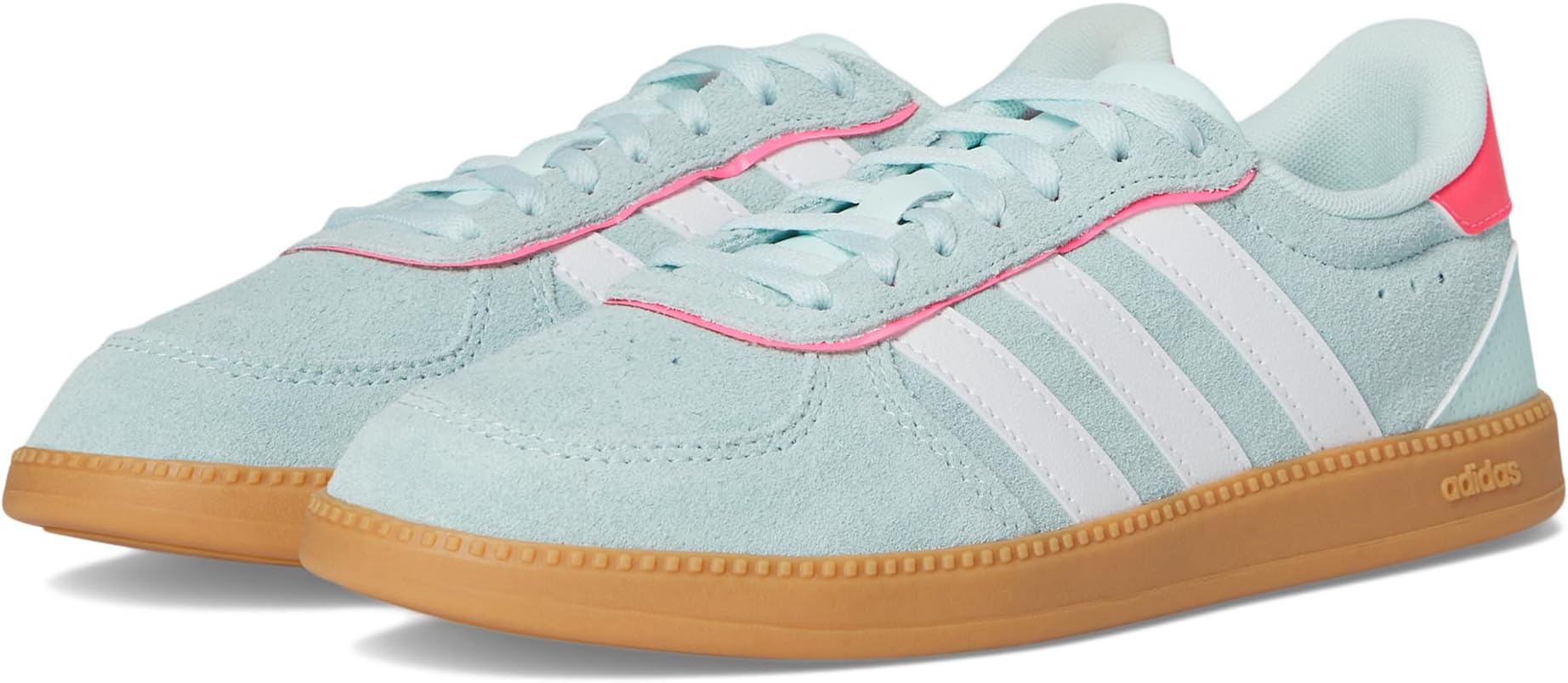 

Кроссовки adidas Kids Breaknet Sleek Shoes, цвет Halo Mint/White/Lucid Pink