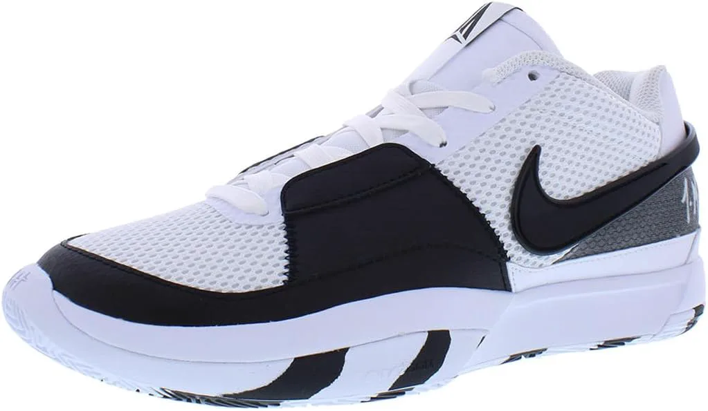 Баскетбольные кроссовки Nike Men's Ja 1, белый/черный — фото 2