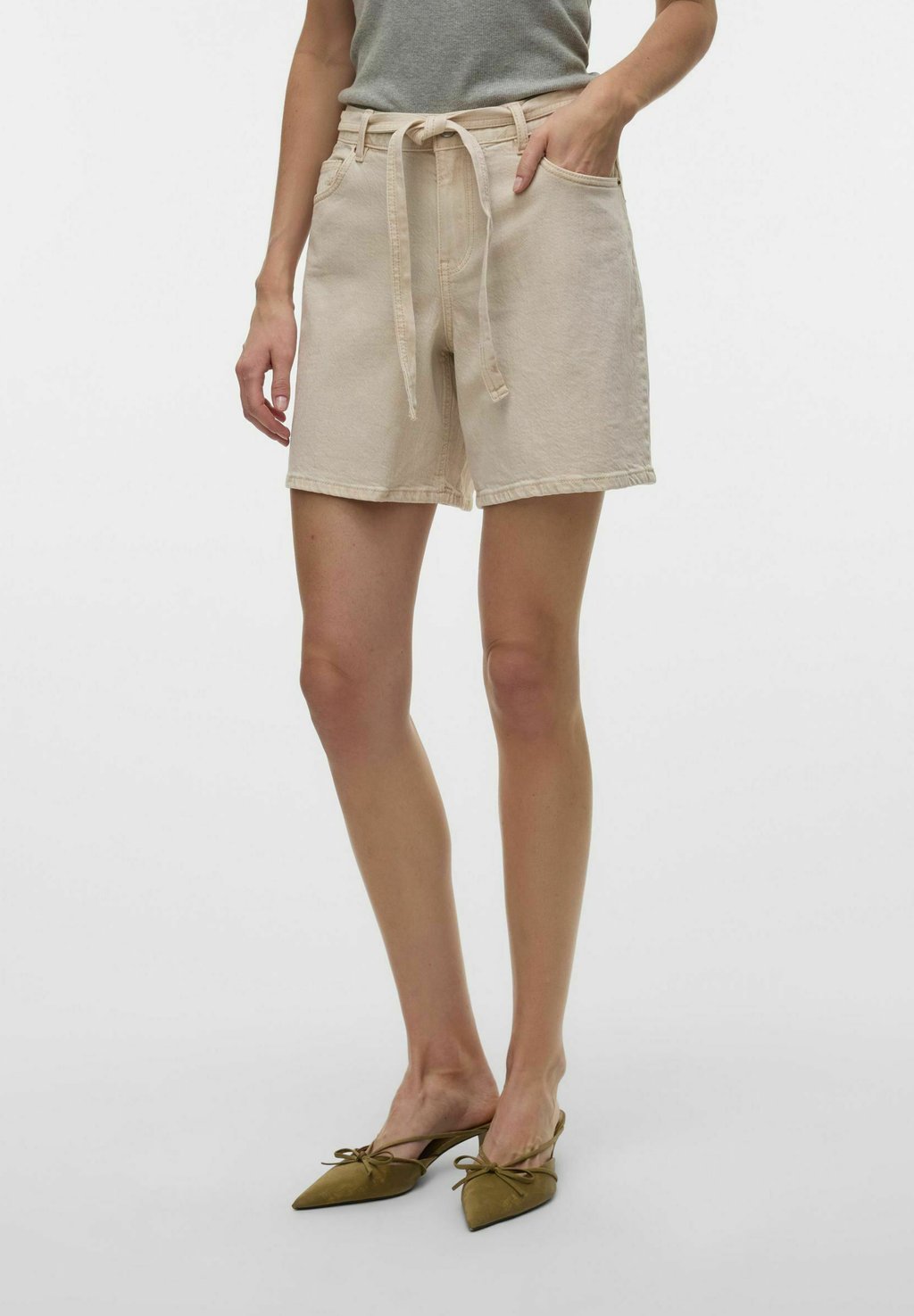 

Джинсовые шорты VMEDEA Vero Moda, бежевый