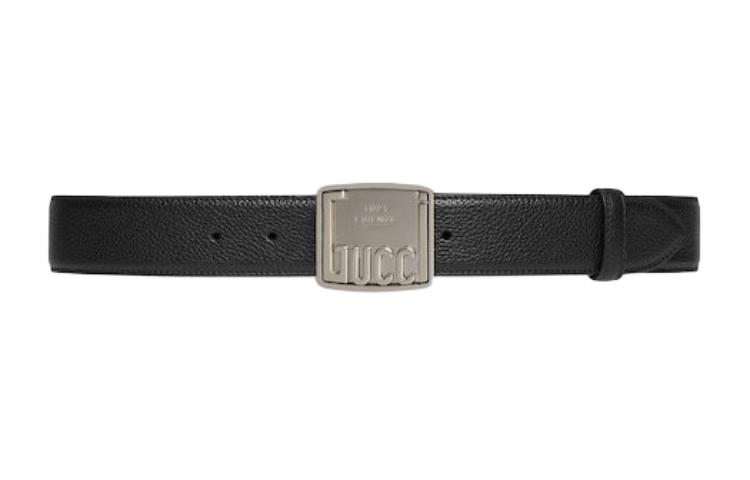 

GUCCI Кожаный мужской ремень черный шириной 3.5 см, Black