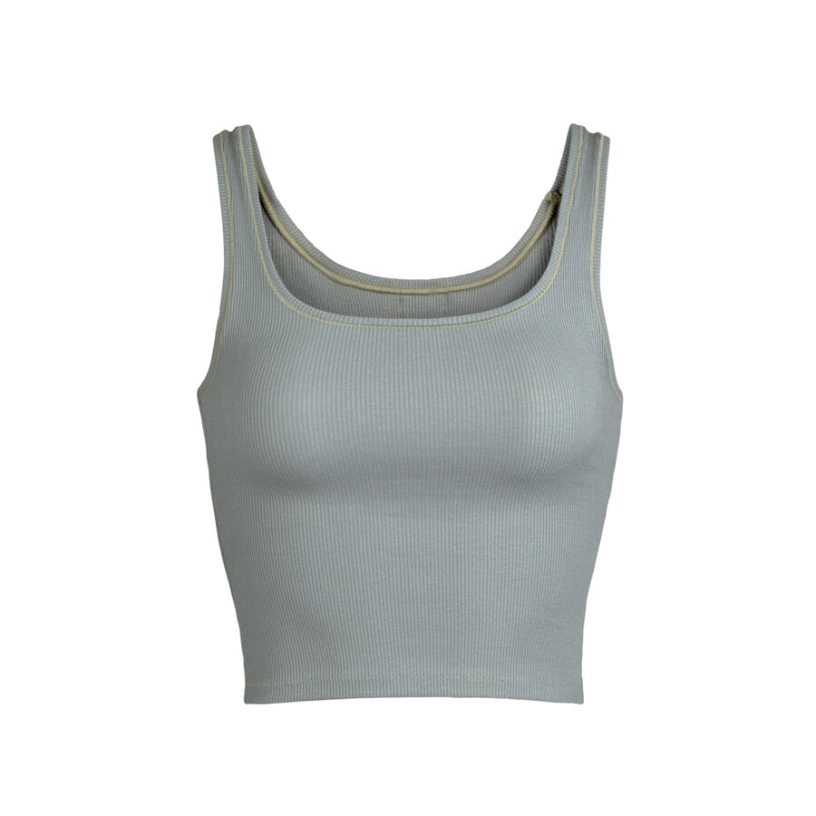 

Топ SKIMS Cotton Rib, цвет Mineral
