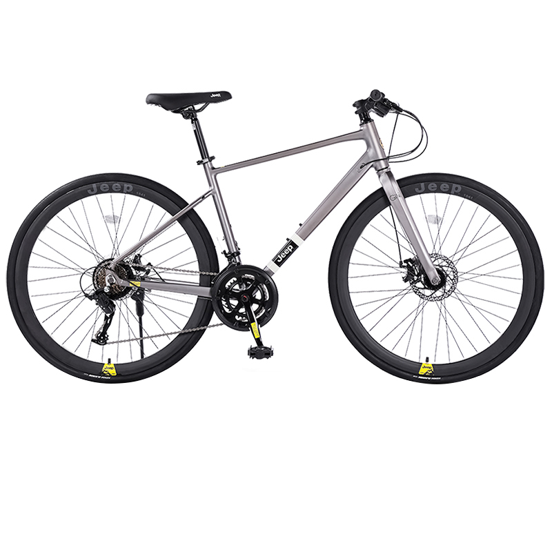 

GR500 Алюминиевый сплав Дисковый тормоз Шоссейный велосипед для поездок на работу Унисекс Jeep, серый
