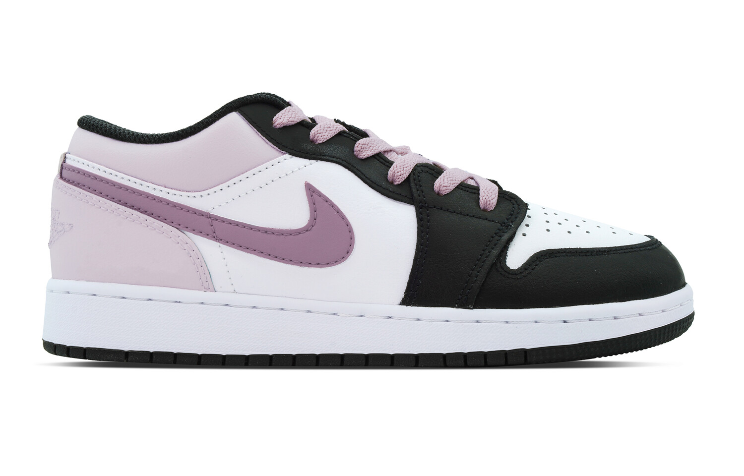 

Кроссовки Air Jordan 1 Vintage Basketball Shoes Women's Low-top Black/pink/white, черный