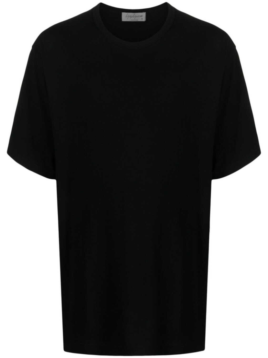 

Футболка с круглым вырезом Yohji Yamamoto, черный