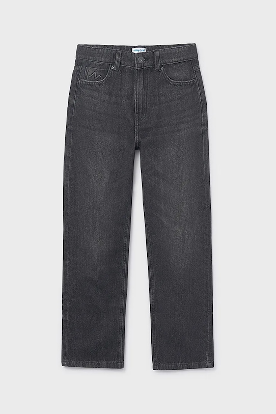 

Детские джинсы релакс Mayoral, черный
