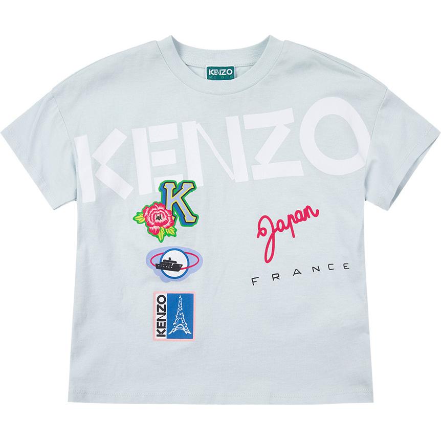 

Детская футболка KENZO, светло-голубая