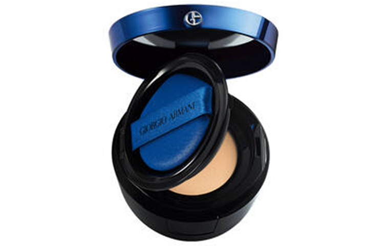 GIORGIO ARMANI AMANI MASTER Blue Air Cushion Serums тональная основа Air Cushions для сияющей кожи безупречное покрытие с защитой от солнца натуральный оттенок 14г — фото 2