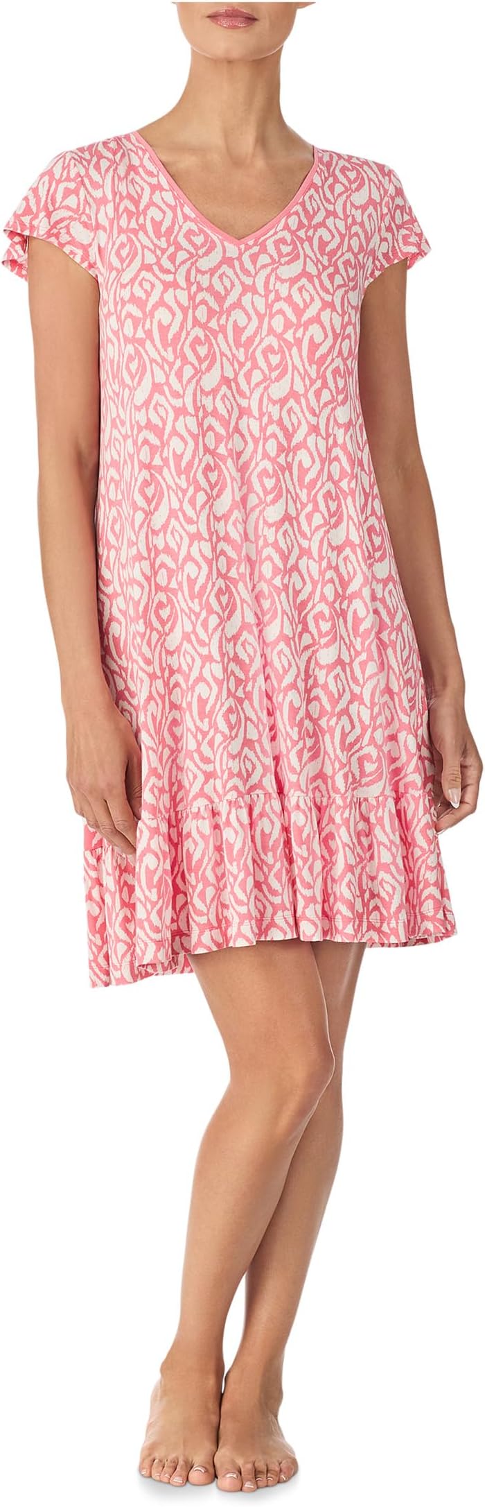 

Ночная рубашка Tommy Bahama Short Sleeve Short Nightgown, цвет Coral Print