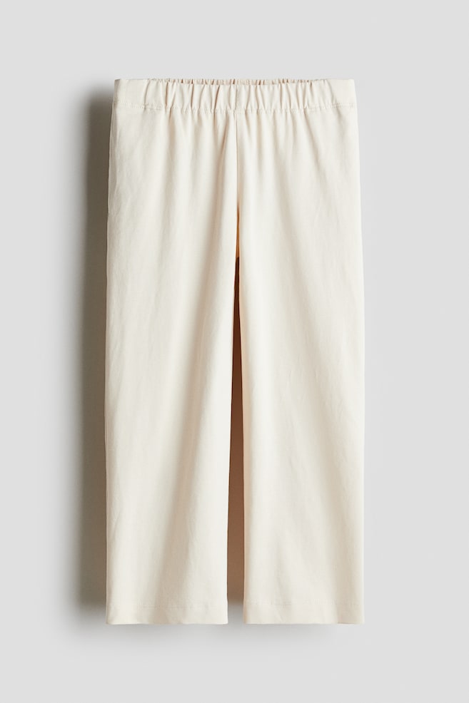 

Широкие брюки из джерси H&M, бежевый