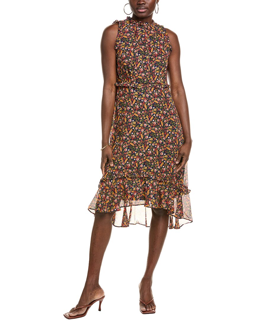 

Джулия Джордан Шифоновое платье-рубашка Julia Jordan, зеленый