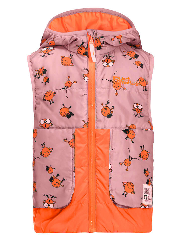 

Жилет Jack Wolfskin Funktionsweste Smileyworld, цвет Rosa/Orange