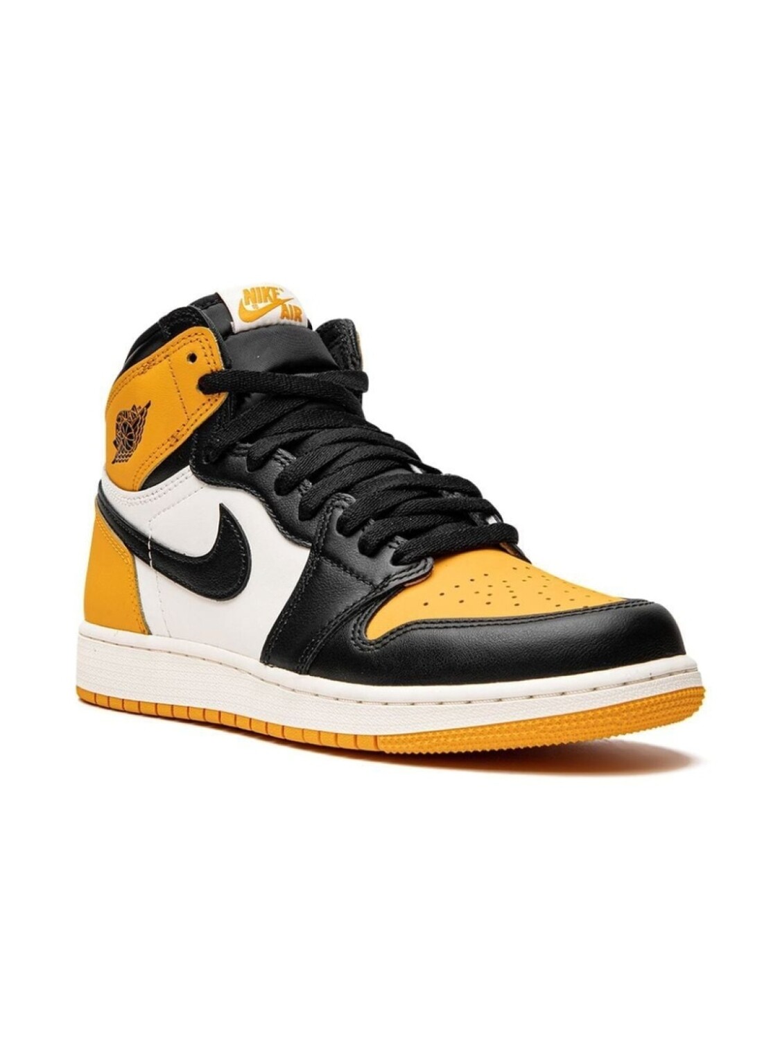 

Кроссовки Air Jordan 1 Yellow Toe Jordan Kids, черный