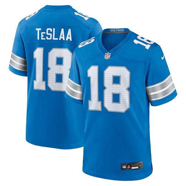 

Мужская футболка Isaac Teslaa blue Detroit Lions Nike