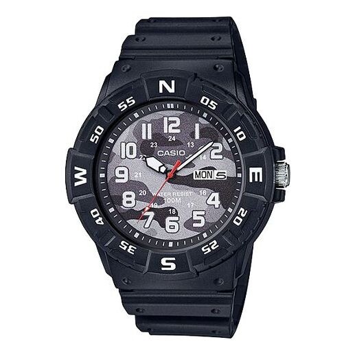 

Часы CASIO Waterproof Quartz Sports Mens Black Analog, черный
