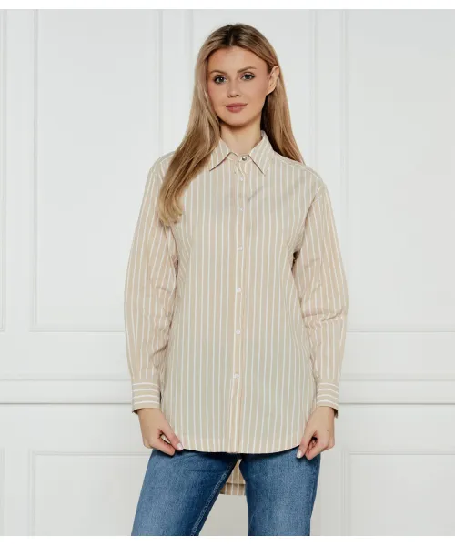 

Рубашка c_bostucci_8 Loose fit Boss Orange, бежевый