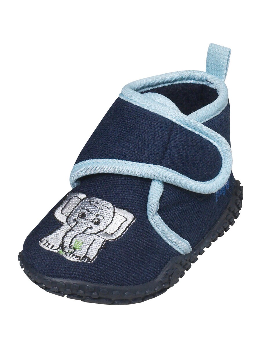 

Тапочки PLAYSHOES Elefant, темно-синий/светло-голубой