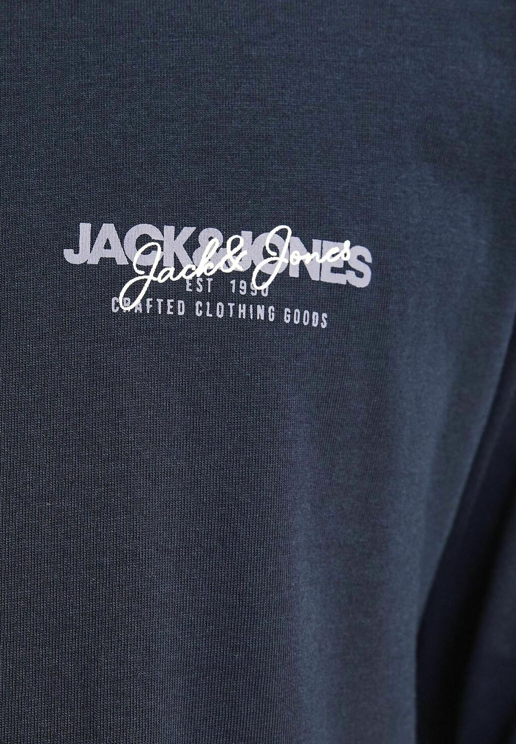 

Топ с длинными рукавами GEDRUCKT RUNDHALS Jack & Jones, темно-синий