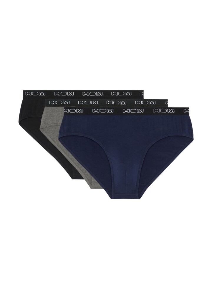 

Трусы HOM Mini Slip/Unterhose Boxerlines, цвет black/navy/grey