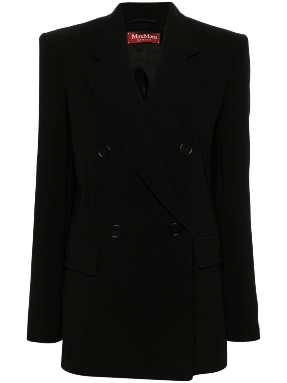 

Max Mara двубортный блейзер Mirella, черный