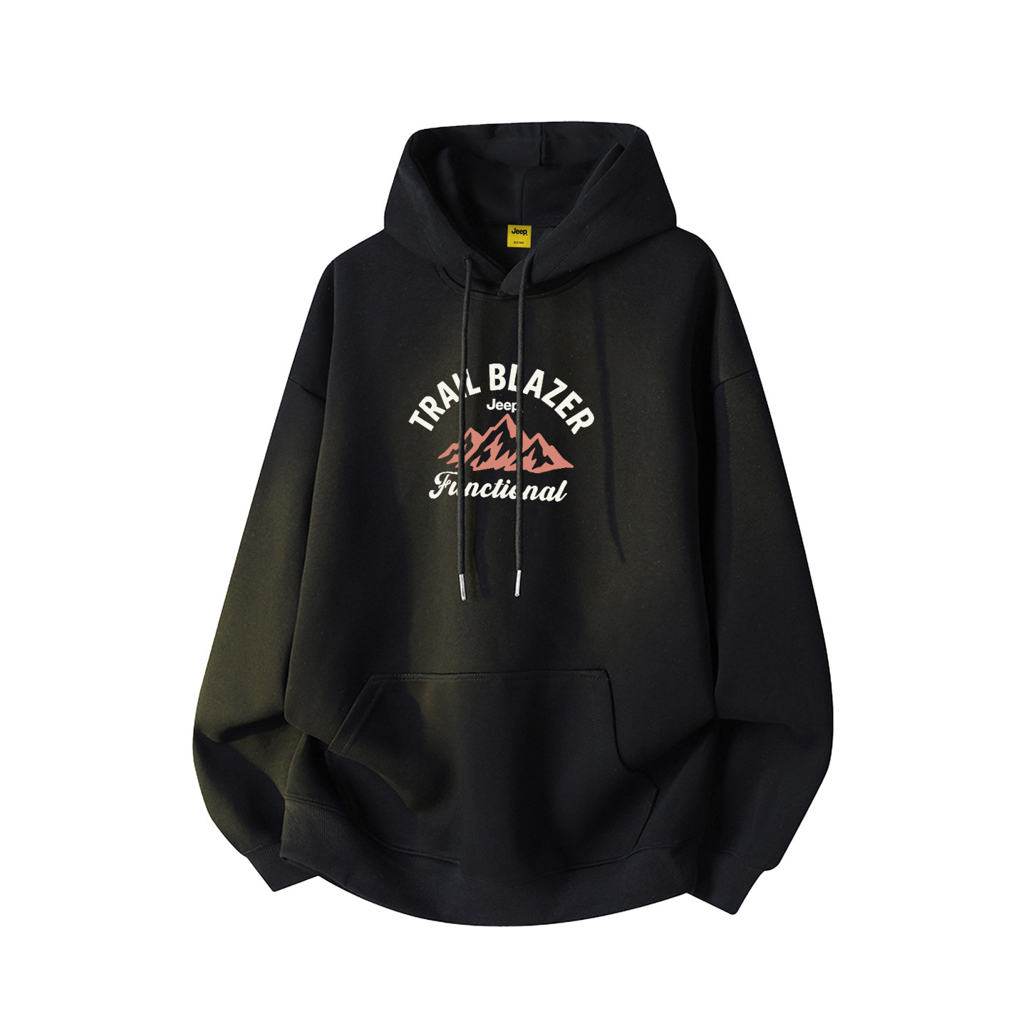 

Толстовка Unisex Hooded Moderate Regular Jeep, pure черный