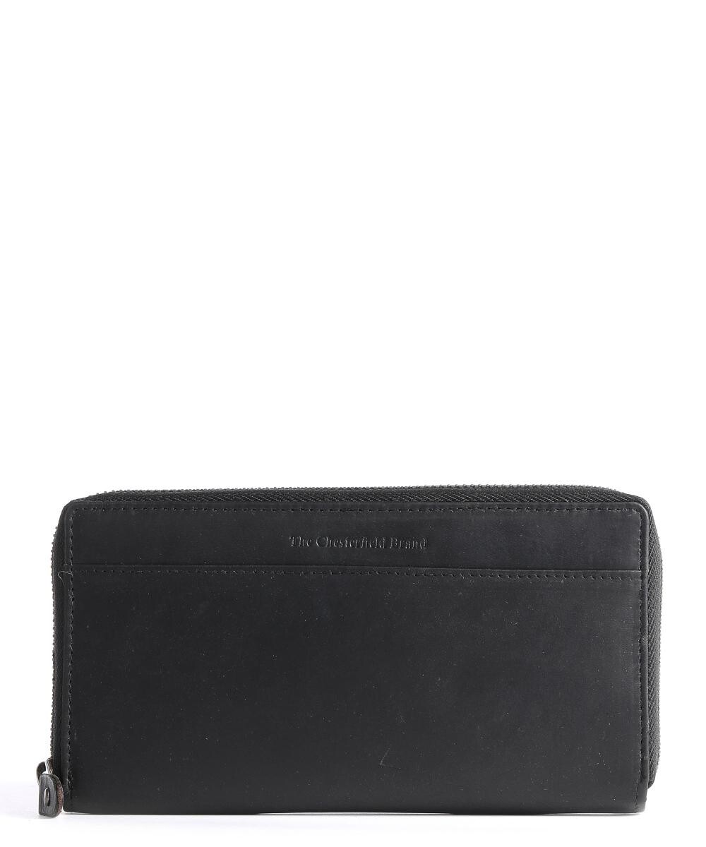 

Кошелек Hall из воловьей кожи The Chesterfield Brand, черный