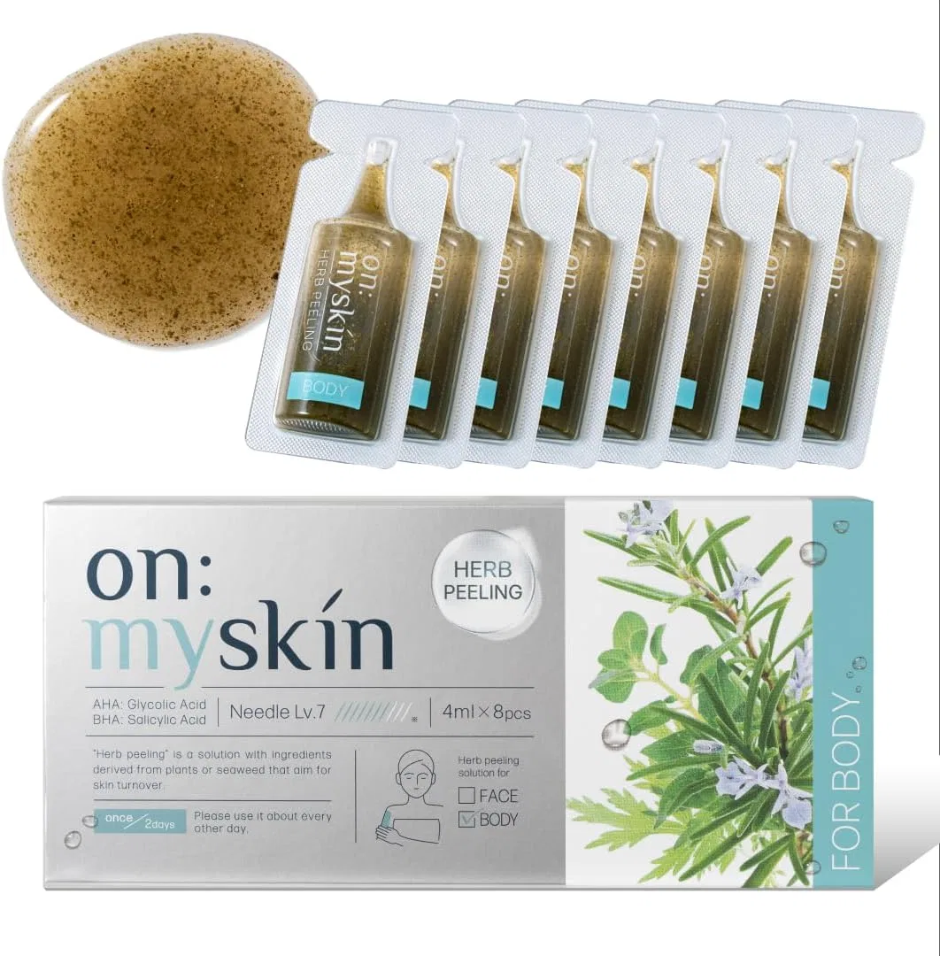 Пилинг для тела Herbal Peeling Micro Needles Yomite, 8 шт.