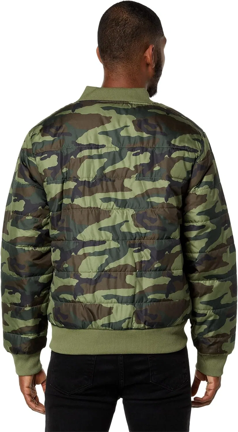 U.S. POLO ASSN. Стеганая бомбер-куртка Army Green MD — фото 2