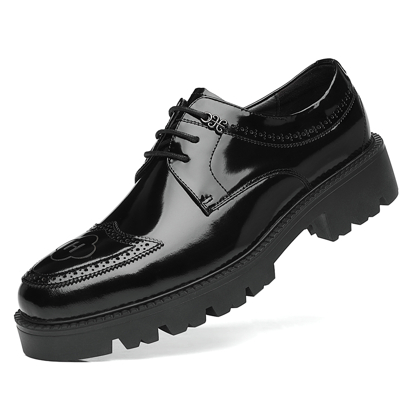 Мужские классические туфли черные низкие KJ-3993 Black, цвет KJ-3993 Black — фото 2