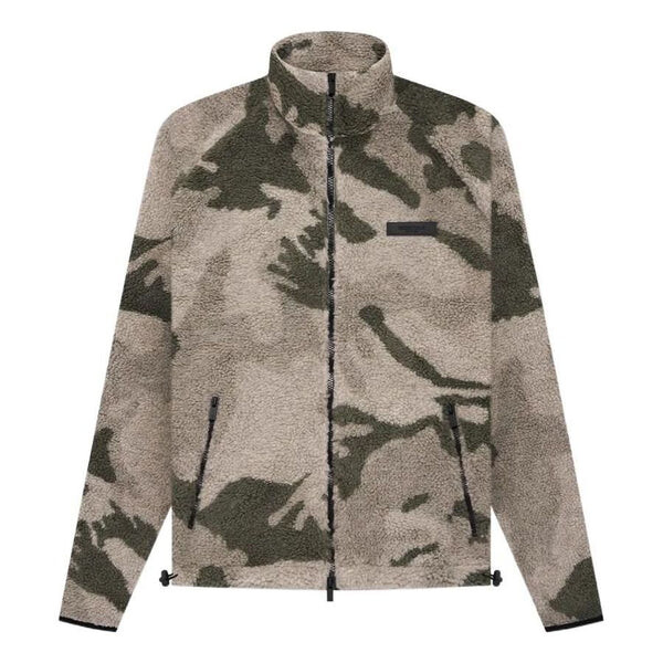 

Куртка Fear of God Essentials SS22 Polar Fleece Full Zip Jacket Camo