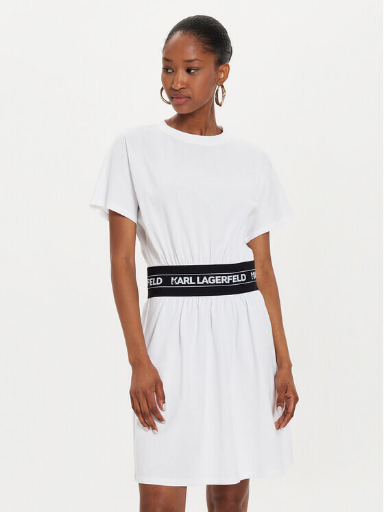 

Дневное платье regular fit Karl Lagerfeld, белый