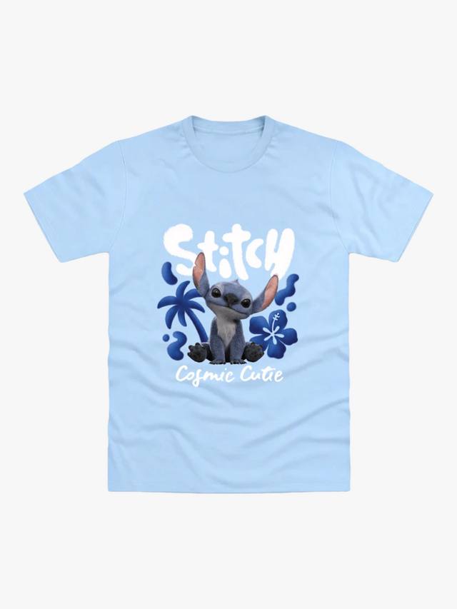 

Футболка Brand Threads с принтом из фильма для детей Lilo & Stitch, Blue