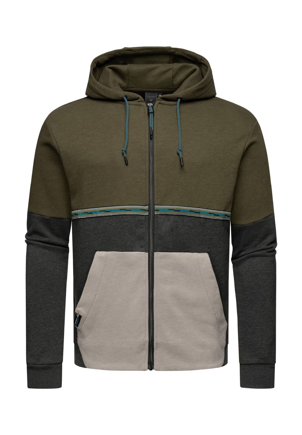 

Толстовка Blocky с капюшоном Ragweartm, цвет Dark Olive