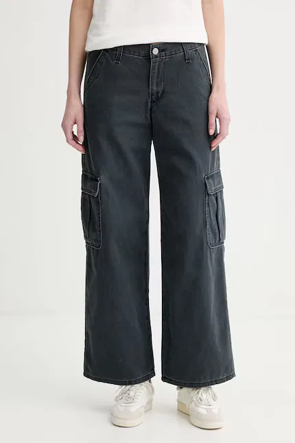 Штаны карго из хлопка SUPERLOW LOOSE карго ND Levi's, черный