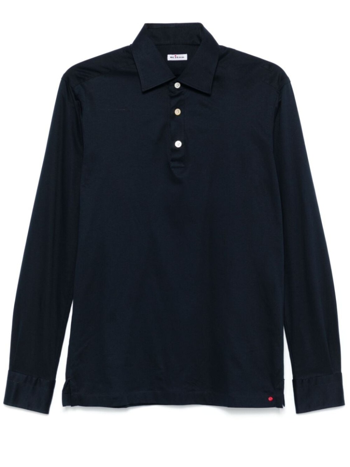 

Футболка-поло Kiton из джерси, синий