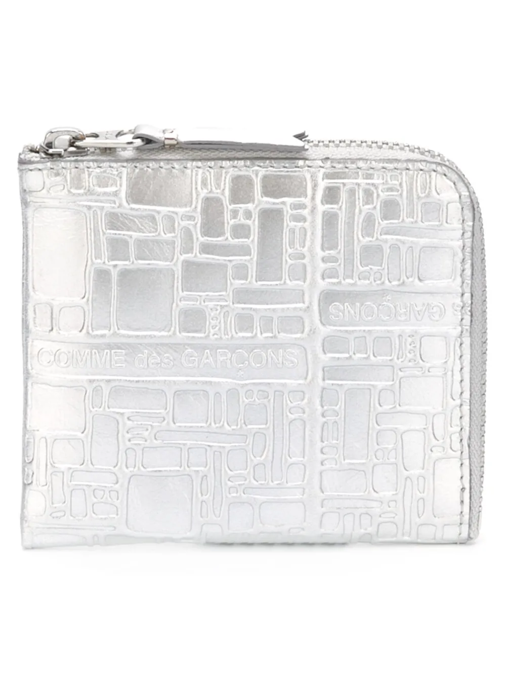 

Кошелек 'Embossed Logo' Comme Des Garçons Wallet, металлик