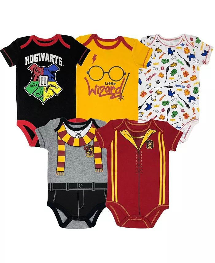 

Гарнитур из 5 боди для мальчиков Hermione, размер Newborn Harry Potter, мультиколор