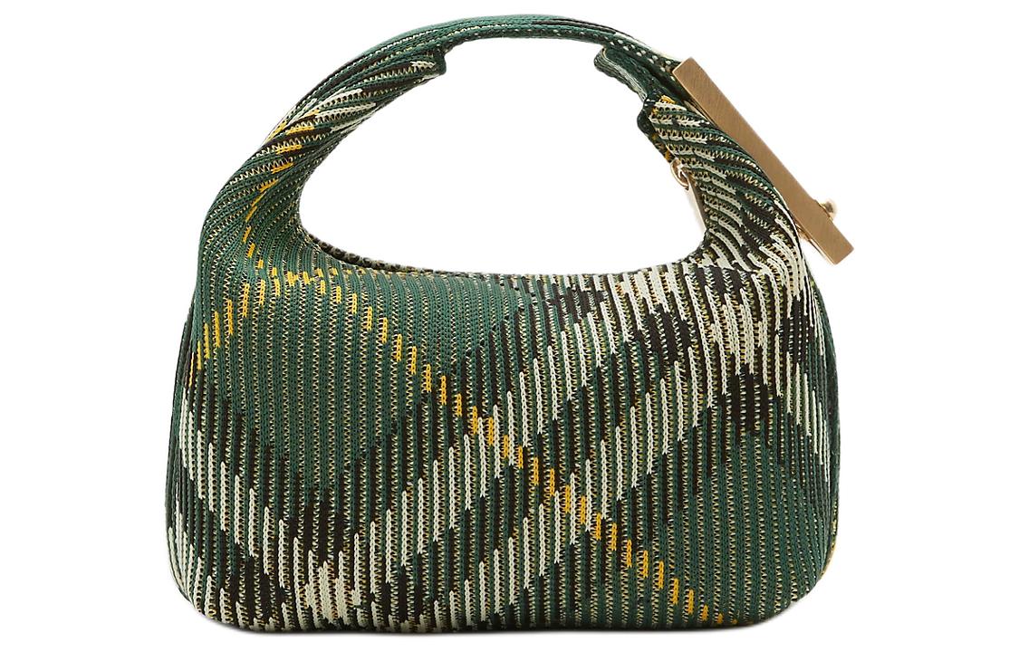 Женская мини-сумка Burberry из полиамида, цвет плюща — фото 3