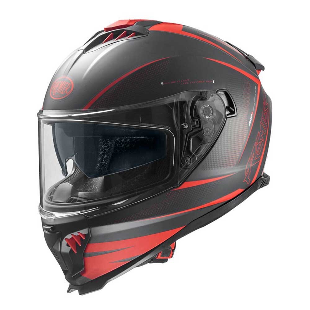 

Шлем полнолицевой Premier Helmets 23 Typhoon FR92BM Pinlock Included, черный