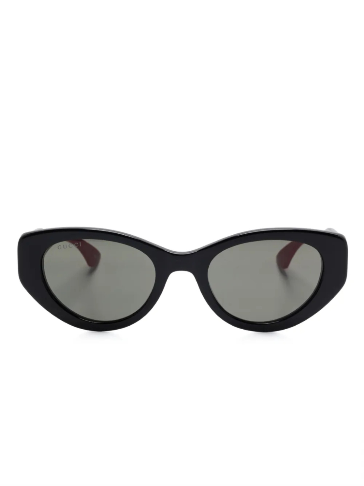 

Gucci Eyewear солнцезащитные очки в оправе 'кошачий глаз', черный