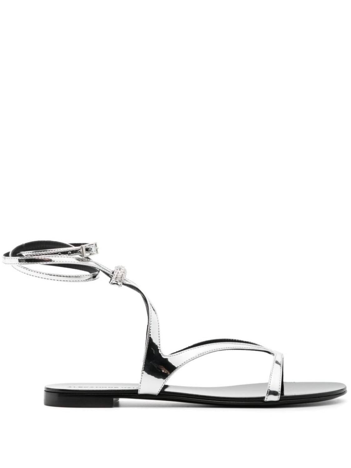 

Alexandre Vauthier сандалии с кристаллами, серебряный