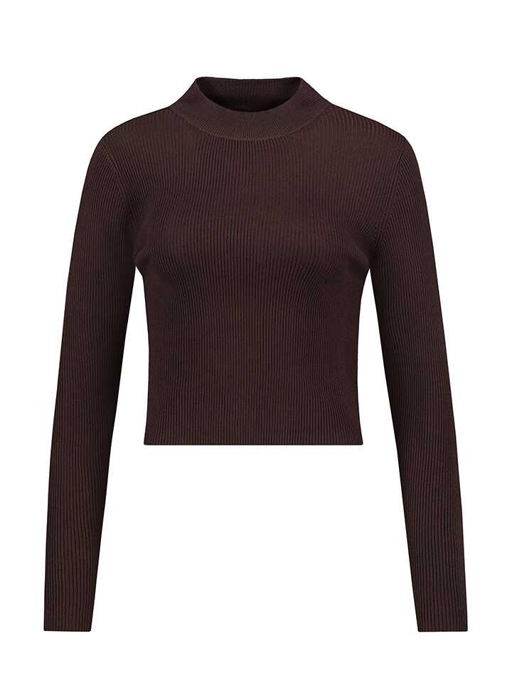 

Лонгслив Stitch & Soul, цвет Dunkelbraun