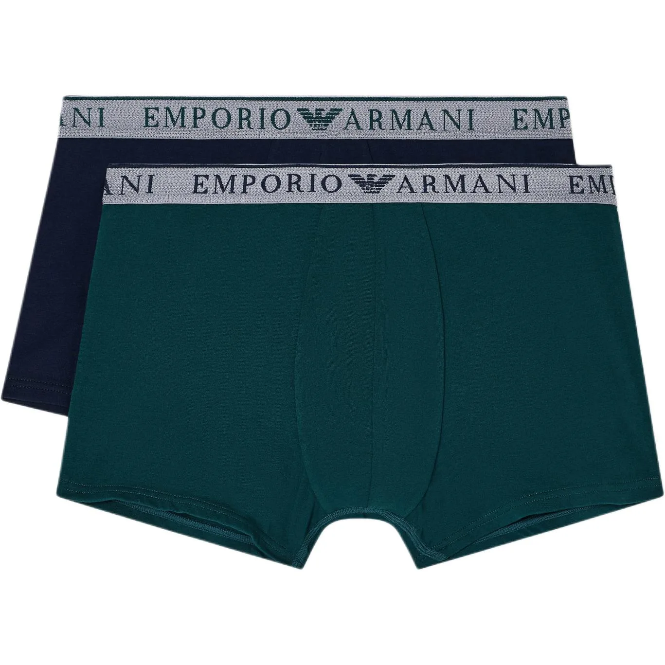 Трусы мужские 2 Pack EMPORIO ARMANI, 2 pack (синий+pine зеленый)