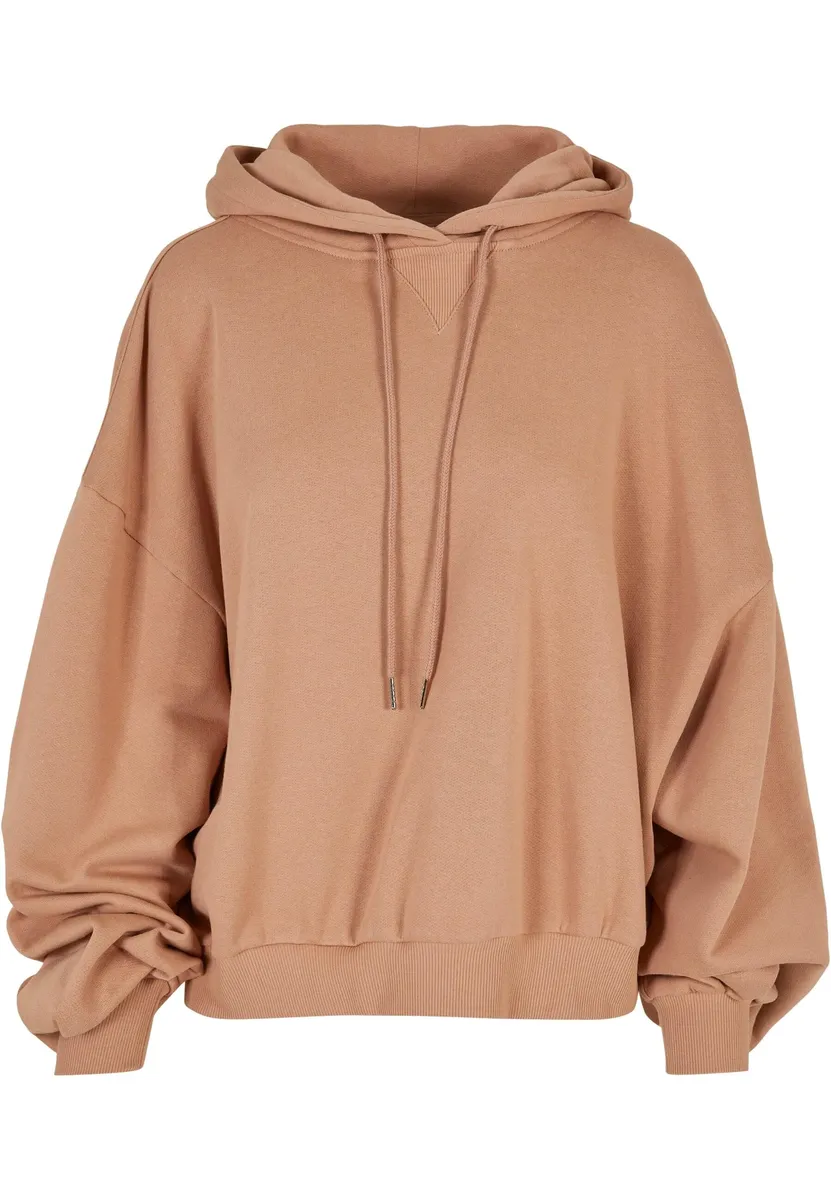 

Свитер с круглым вырезом URBAN CLASSICS " Urban Classics Women's Ladies Organic Oversized Terry Hoody", цвет Amber