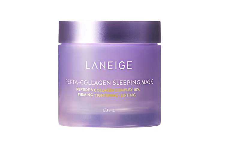 Ночная антивозрастная маска для лица Laneige Pepta-Collagen Sleeping Mask, 60 мл — фото 2